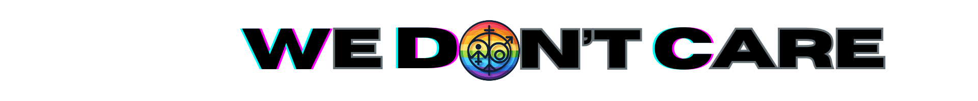 We Don’t Care Logo